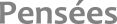 pensées logo